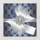 Search for damask engagement party invitations White