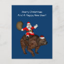 Search for brown bear christmas cards Santa