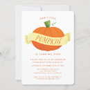 Search for october 1st birthday invitations Our little pumpkin