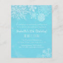 Search for snowflake party invitations Ice