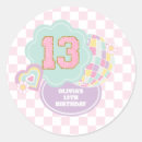 Search for 13th birthday stickers Pink