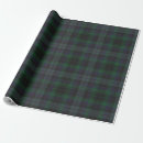 Search for dark green wrapping paper Tartan plaid