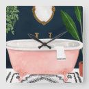 Search for bathroom clocks Bathtub