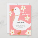Search for white daisy baby shower invitations Pink