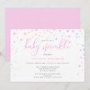 Search for confetti baby sprinkle invitations Watercolor