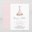 Search for paris baby shower invitations Bonjour bebe