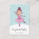 Search for dance class business cards Ballerina