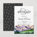 Search for mountain bridal shower invitations Watercolor