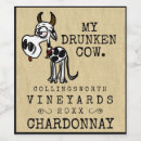 Search for cow wine labels Whimsical