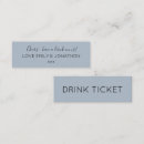 Search for free drink ticket Typography