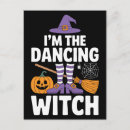 Search for witches dance postcards Halloween