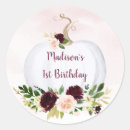 Search for gold pumpkin stickers Burgundy