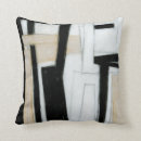 Search for black and white abstract cushions Contemporary