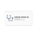 Search for hospitality return address labels Doctor