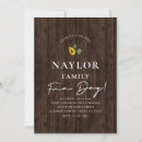 Search for modern family reunion invitations Rustic