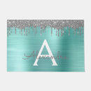 Search for silver metal doormats Glitter