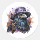 Search for watercolor raven stickers Bird