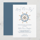 Search for ahoy its a baby boy shower invitations Watercolor