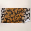 Search for tigers beach towels Zoo
