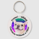 Search for funny french bulldog key rings Pets
