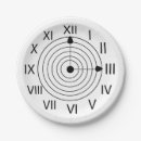 Search for clock paper plates Time