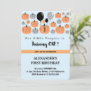 Search for october 1st birthday invitations Turning one