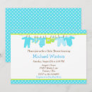 Search for laundry line invitations Boy