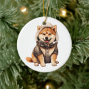 Search for shiba inu christmas tree decorations Animal