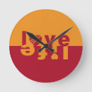 Search for word art clocks Minimalist