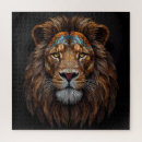 Search for lion head puzzles Vibrant
