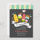 Search for ice cream party invitations Popsicle