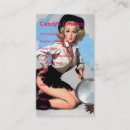 Search for pinups business cards Retro