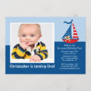 Search for sailing birthday invitations Blue