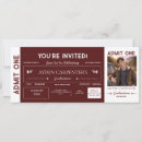Search for ticket graduation invitations Modern