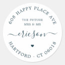Search for chic wedding stickers Calligraphy