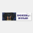 Search for dog hot bumper stickers Doxie