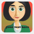 Search for female artist stickers Girl