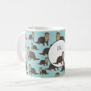 Search for funny otter coffee mugs illustration