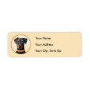 Search for doberman dog return address labels Dobie