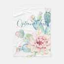 Search for watercolor cactus blankets Succulents
