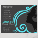 Search for turquoise flyers Beauty salon