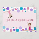 Search for gymnastics thank you cards Pink