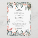 Search for palm leaf wedding invitations Greenery
