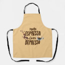 Search for addicted to coffee aprons Funny