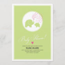 Search for lime green baby shower invitations Elephant
