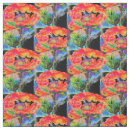 Search for red poppy fabric Floral