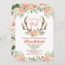 Search for deer antler baby shower invitations Antlers