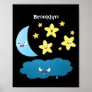 Search for moon and stars nursery art Twinkle twinkle little star