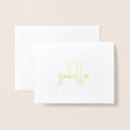 Search for foil note cards Minimalist