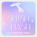 Search for splish splash stickers Mermaid birthday